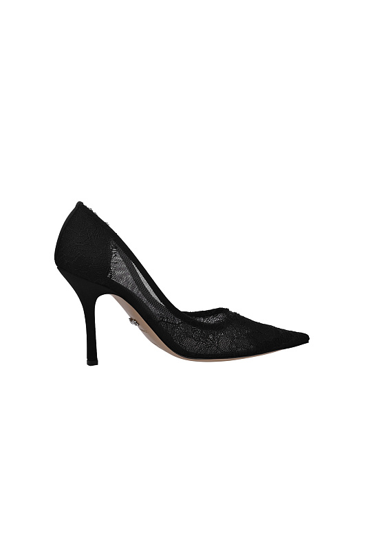 Текстильные лодочки MACH & MACH Черный Женский PF26-S1188-95-Y03-BLK Текстильные лодочки MACH & MACH Черный Женский PF26-S1188-95-Y03-BLK