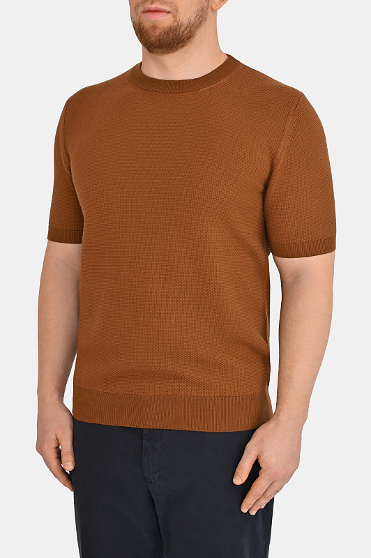 Джемпер CANALI Коричневый Мужской C0719MK02461