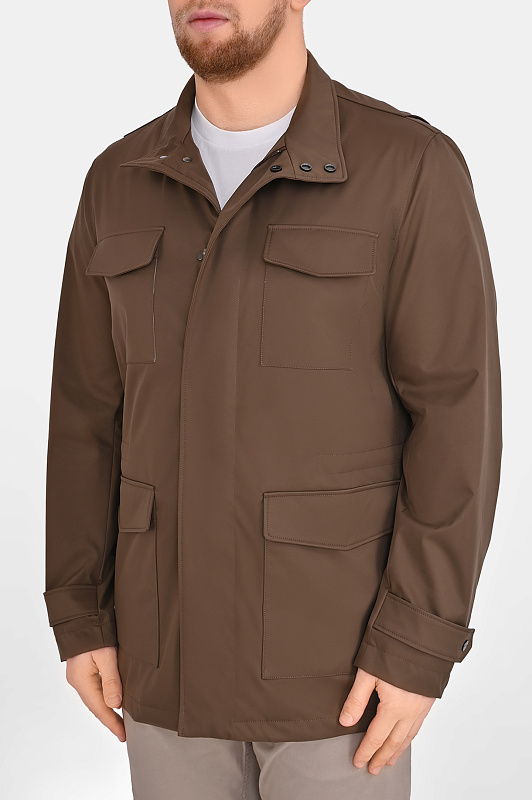 Куртка KITON Коричневый Мужской UW2317V0824H07003
