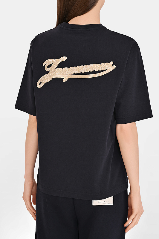 Блуза JACQUEMUS Темно-синий Женский TSW00593AJ00045