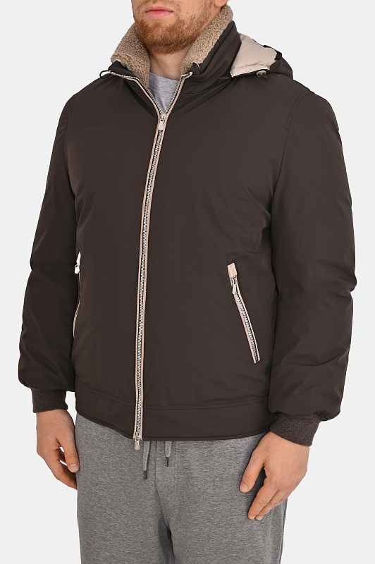 Куртка BRUNELLO  CUCINELLI Коричневый Мужской MV4061606