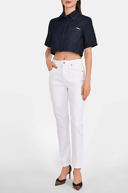 Джинсы KITON Белый Женский DJ54101K0924H0