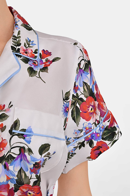 Блуза+пояс DOLCE & GABBANA  Белый Женский F5S23TIS11I 