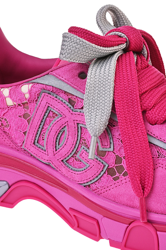 Кроссовки DOLCE & GABBANA  Розовый Женский CK2417 AO189