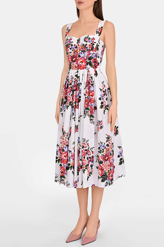 Платье DOLCE & GABBANA  Белый Женский F6TTGTHS5UU HA5ZO