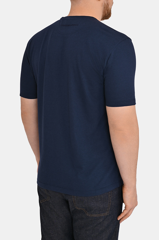 Футболка STEFANO RICCI Темно-синий Мужской MNH6105090803