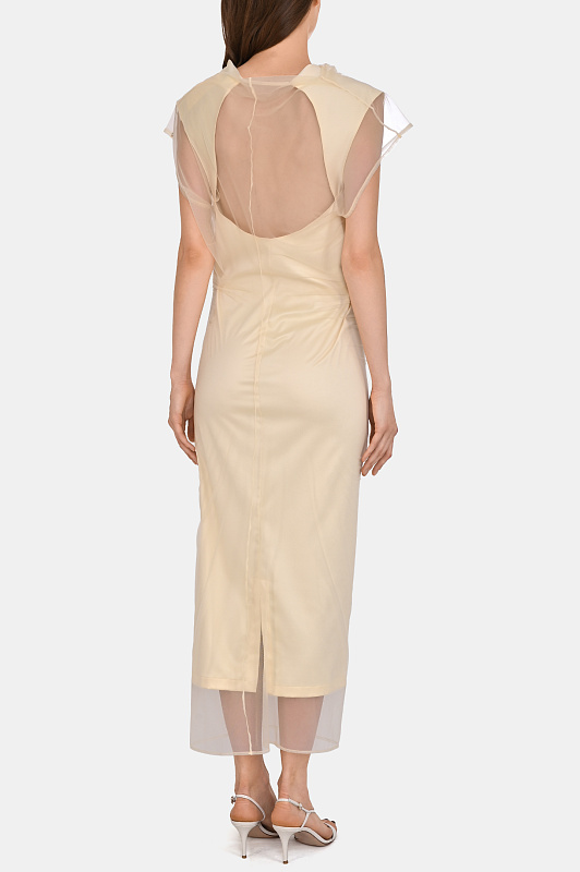 Платье SPORTMAX Желтый Женский SPSVIALE 2612621093600