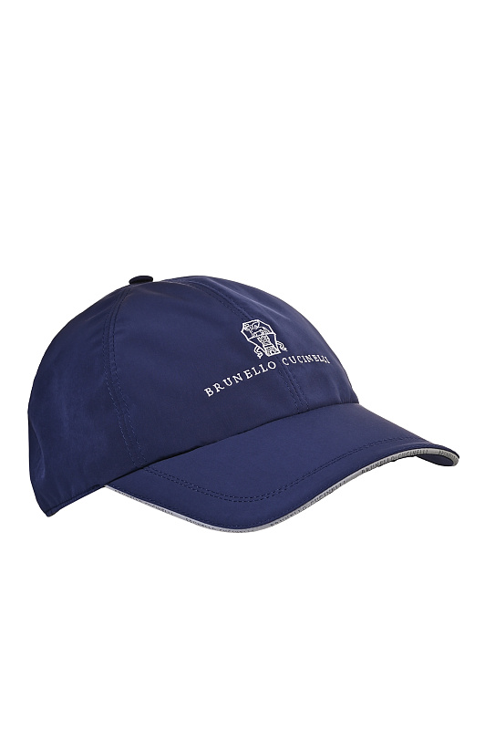 Кепка BRUNELLO CUCINELLI Темно-синий Мужской MM4799859 Кепка BRUNELLO CUCINELLI Темно-синий Мужской MM4799859