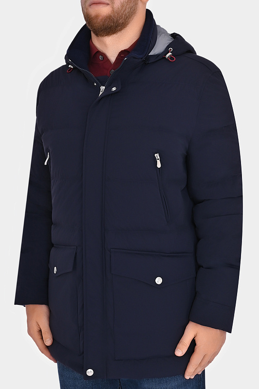 Куртка BRUNELLO  CUCINELLI Темно-синий Мужской MM4031823