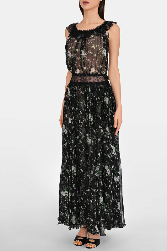 Платье DOLCE & GABBANA  Черный Женский F654HTIS12I