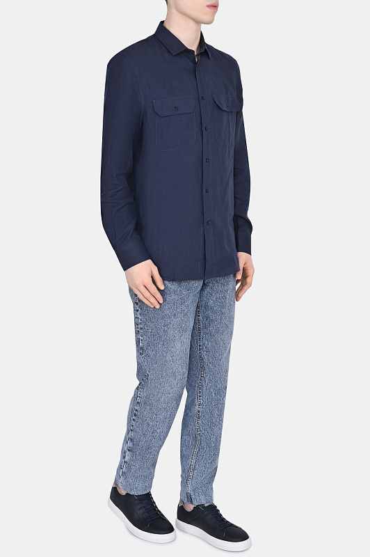 Джинсы BRUNELLO  CUCINELLI Синий Мужской MA095D2210