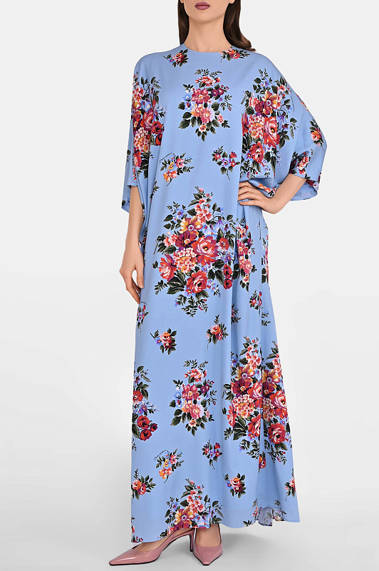 Платье DOLCE & GABBANA  Голубой Женский F610QTFSA8P 