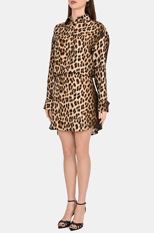Платье SPORTMAX Леопардовый Женский SPXCINEMA 2612221072600