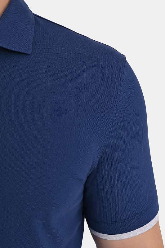 Поло BRUNELLO  CUCINELLI Синий Мужской ME8543966