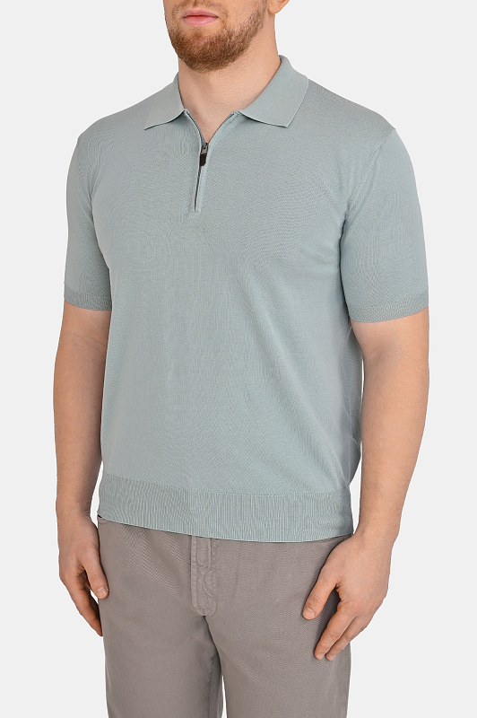 Поло CANALI Зеленый Мужской C0454MK02459