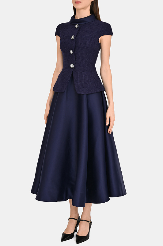 Платье SELF PORTRAIT  Темно-синий Женский RS26161MN