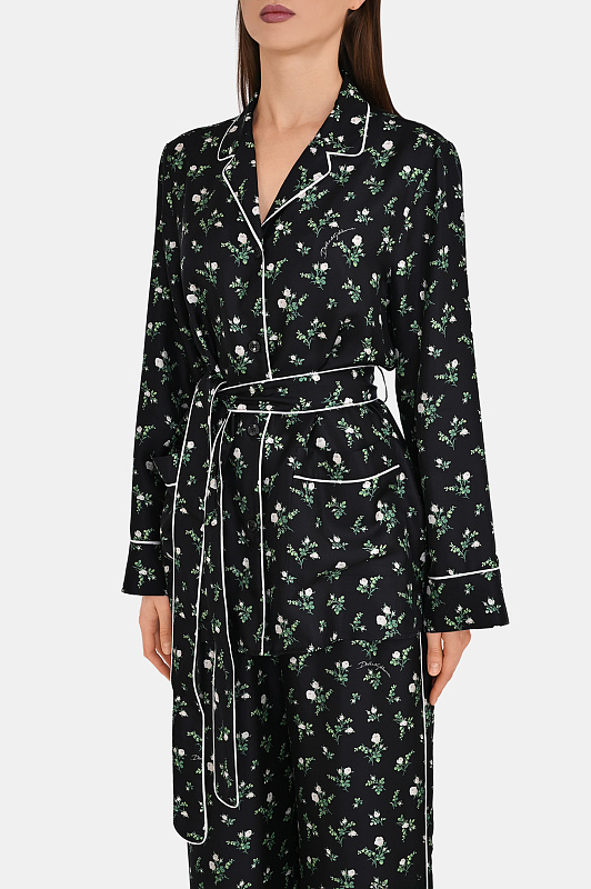 Блуза+пояс DOLCE & GABBANA  Черный Женский F5I89TIS13G
