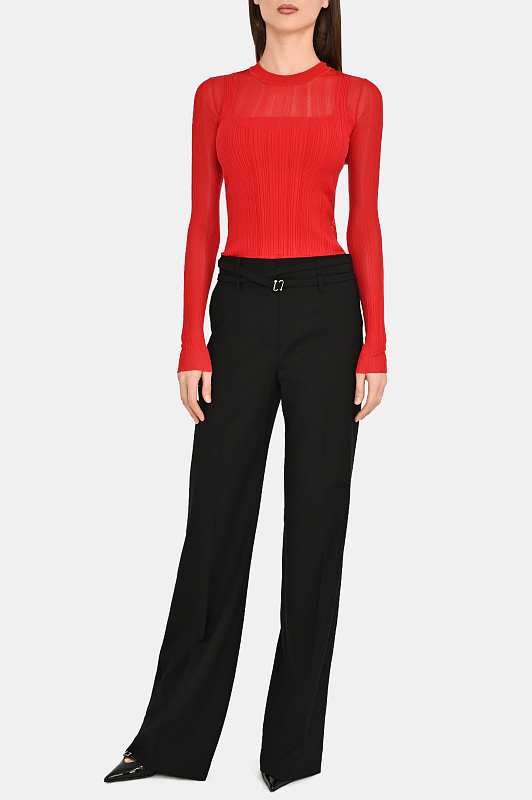 Брюки SPORTMAX Черный Женский SPXCERA 2612131011600