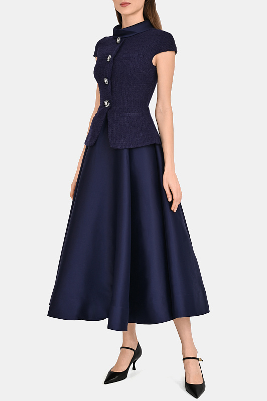 Платье SELF PORTRAIT  Темно-синий Женский RS26161MN