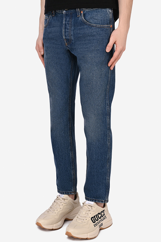 Джинсы GUCCI Синий Мужской 408637 XDBBQ