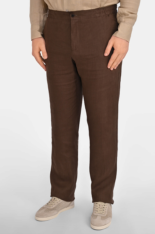 Брюки KITON Коричневый Мужской UPN01H096901 Брюки KITON Коричневый Мужской UPN01H096901