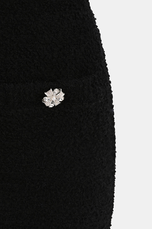 Юбка SELF PORTRAIT  Черный Женский RS26220SKB