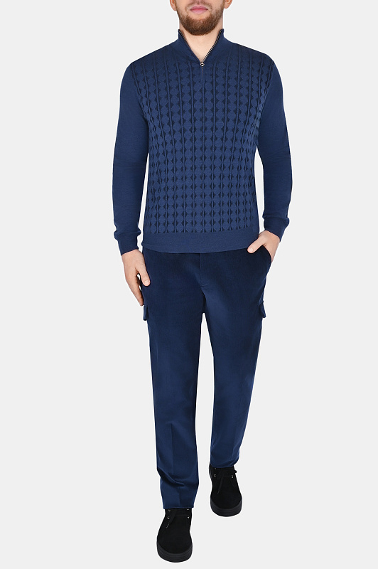 Свитер STEFANO RICCI Синий Мужской KE08005L01 E23475