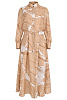 Платье KITON Бежевый