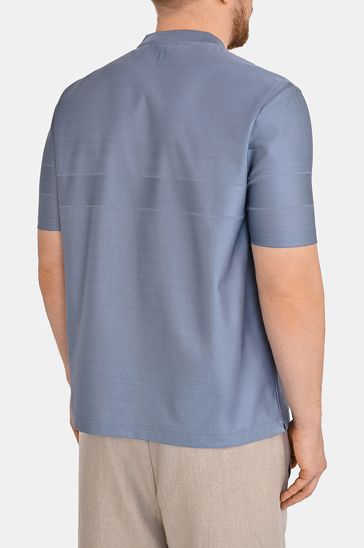 Футболка CANALI Голубой Мужской T0943MJ02438