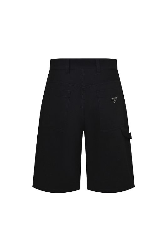 Шорты PRADA  Черный Мужской SPH222S2221MPB