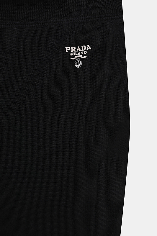Брюки (Шорты) PRADA  Черный Мужской UMP98 1ZRO
