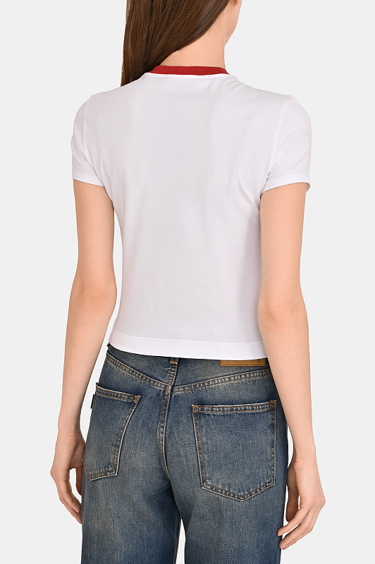 Футболка DOLCE & GABBANA  Белый Женский F8W08T GDDM8