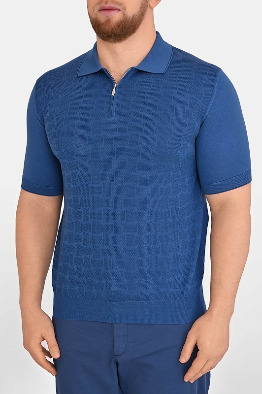 Поло CASTANGIA Синий Мужской NC.CA02MCE26