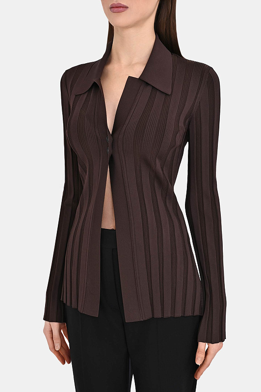 Кардиган SPORTMAX Темно-коричневый Женский ALBIO1234 2522346013600