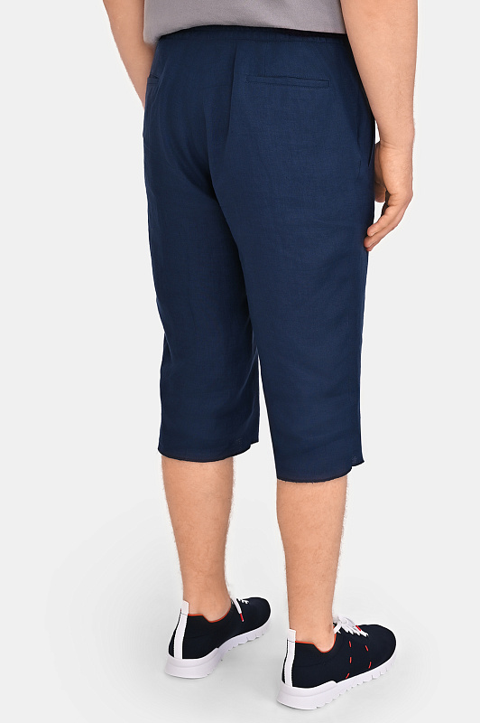 Шорты KITON Темно-синий Мужской UPN02H09690