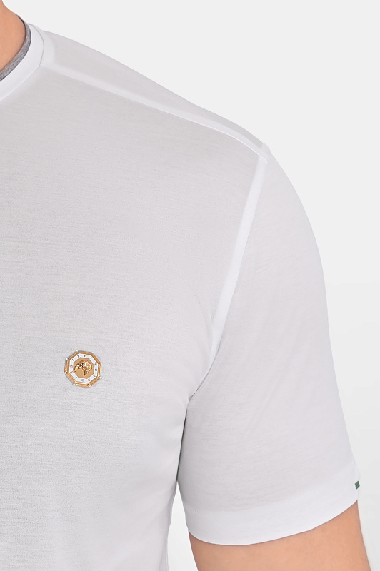 Футболка STEFANO RICCI Белый Мужской MNH6105000 TE0001