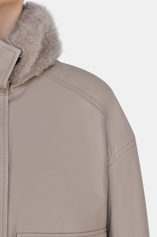 Куртка BRUNELLO  CUCINELLI Бежевый Женский MPTAN2851P