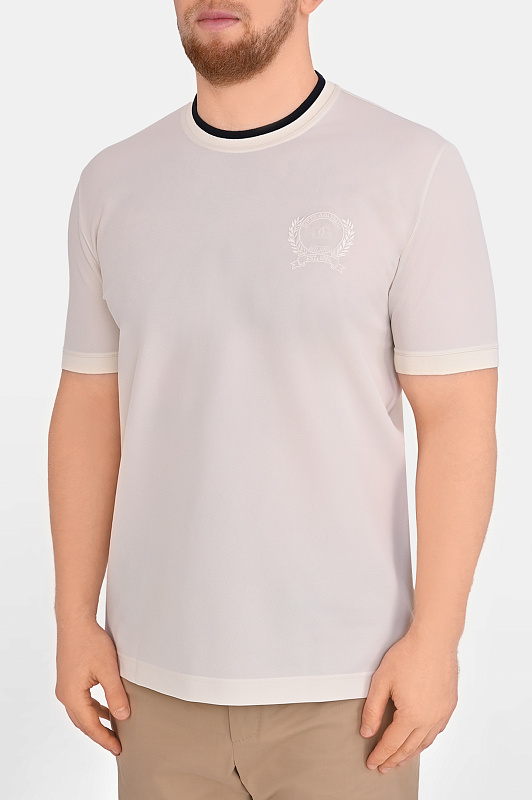 Футболка DOLCE & GABBANA  Молочный Мужской G8SW4Z HU7WZ