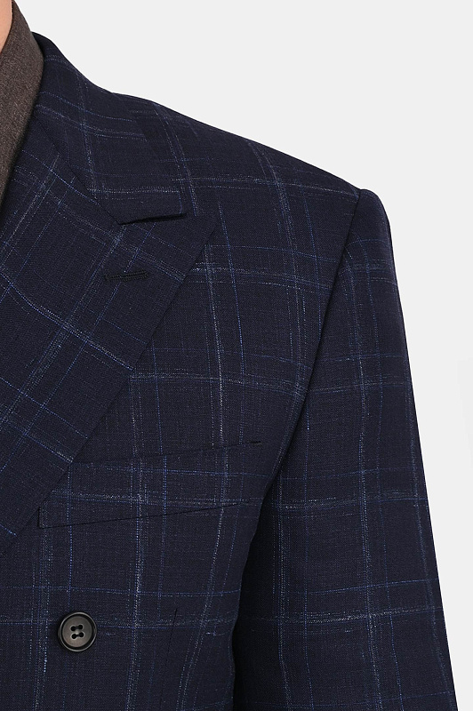 Пиджак CANALI Темно-синий Мужской 12486CF04384