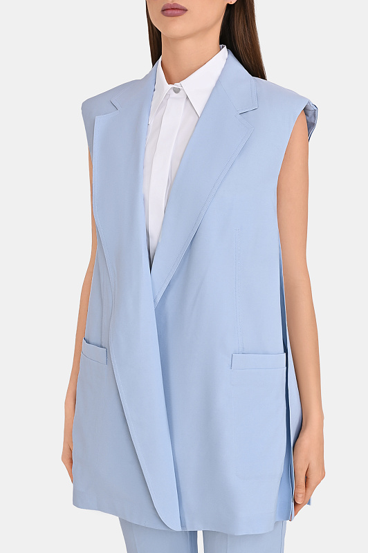 Жилет SPORTMAX Голубой Женский SPXMAGGIO 2612281012600