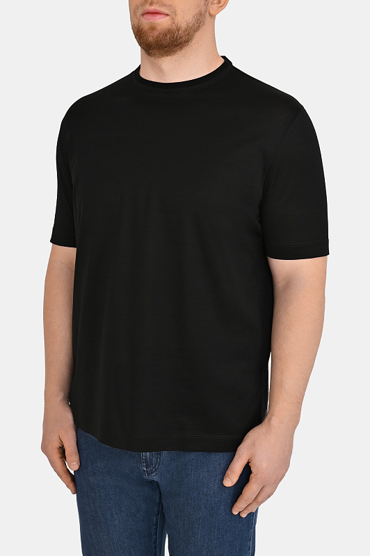 Футболка CANALI Черный Мужской T0922MJ00002