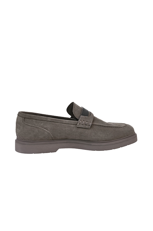 Лоферы BRUNELLO  CUCINELLI Оливковый Женский MZSFG2370