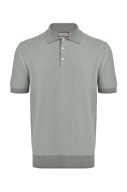 Поло CANALI Зеленый Мужской C0127MK02461 Поло CANALI Зеленый Мужской C0127MK02461