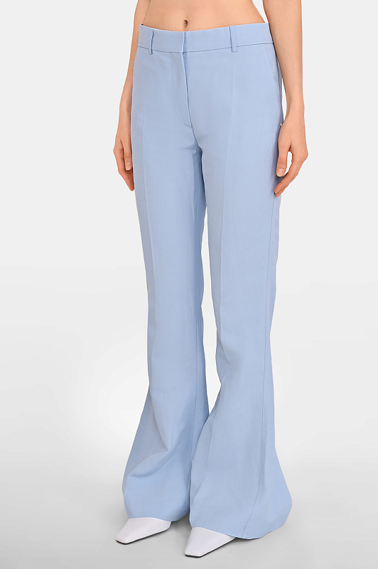 Брюки SPORTMAX Голубой Женский SPXFRAGOLA 2612131092600 Брюки SPORTMAX Голубой Женский SPXFRAGOLA 2612131092600