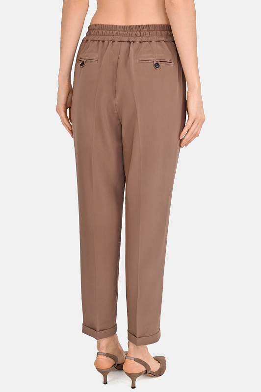 Брюки KITON Какао Женский D37102K0977A3800D