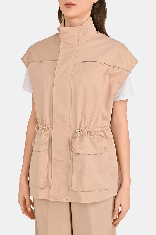 Жилет FABIANA FILIPPI  Бежевый Женский CTD275F714L192