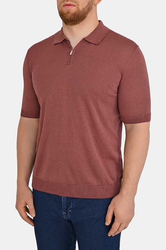 Поло CASTANGIA Бордовый Мужской DBPZ1-S26