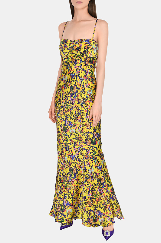 Платье с цветочным принтом SALONI Разноцветный Женский A071643 10674-2097