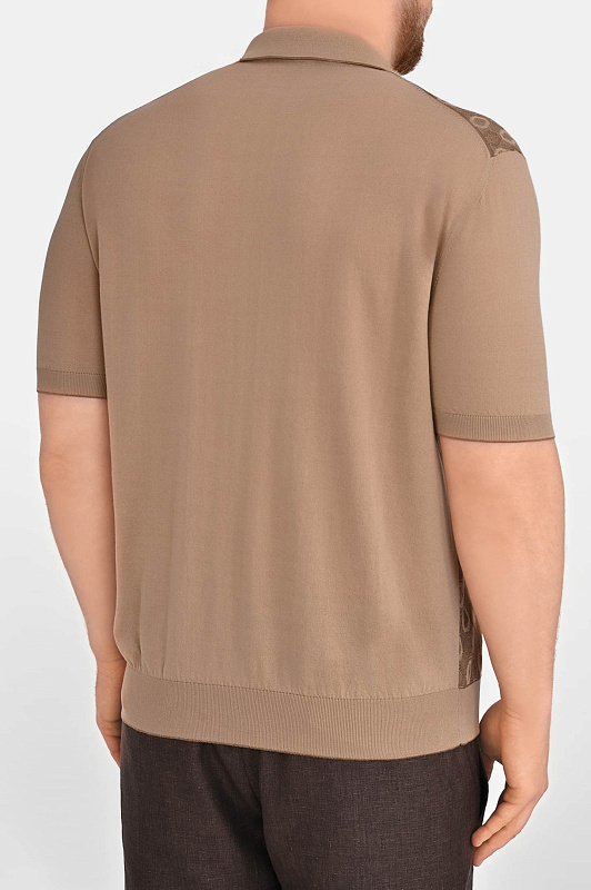Поло STEFANO RICCI Бежевый Мужской K414015P31 F26166