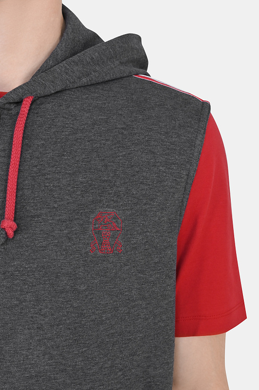 Жилетка спорт BRUNELLO  CUCINELLI Серый Мужской M0T35B2003